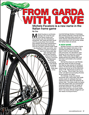 Michelle Favaloro Road Bike Action Article