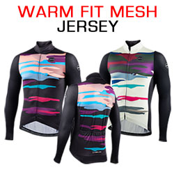 Warm Fit Mesh Long Sleeve Jersey