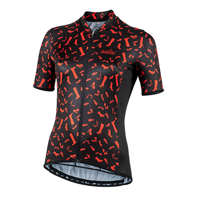 Red Shoes Lady Short Sleeve Jersey