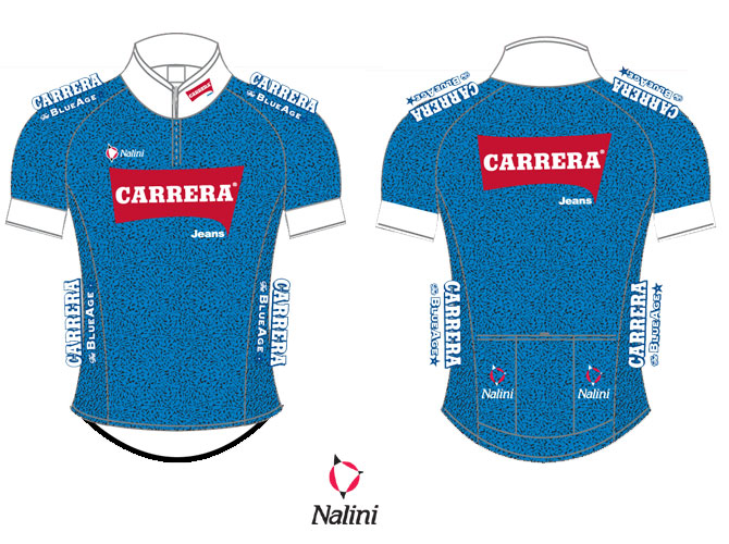 Team Carrera Jeans professional cycling team clothing