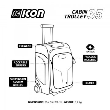 S-Travel Luggage Cabin  Trolley
