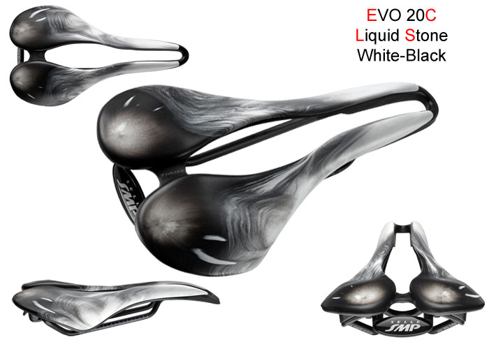EVO 20C Liquid Stone Black SMP Pro Saddle