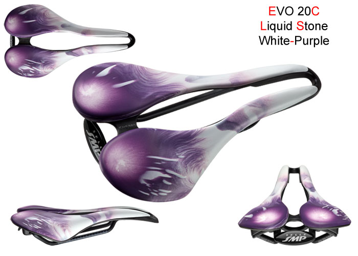 EVO 20C Liquid Stone Purple SMP Pro Saddle