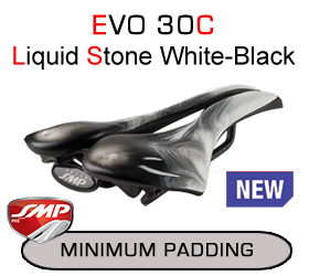 EVO 30C Liquid White Black Saddle