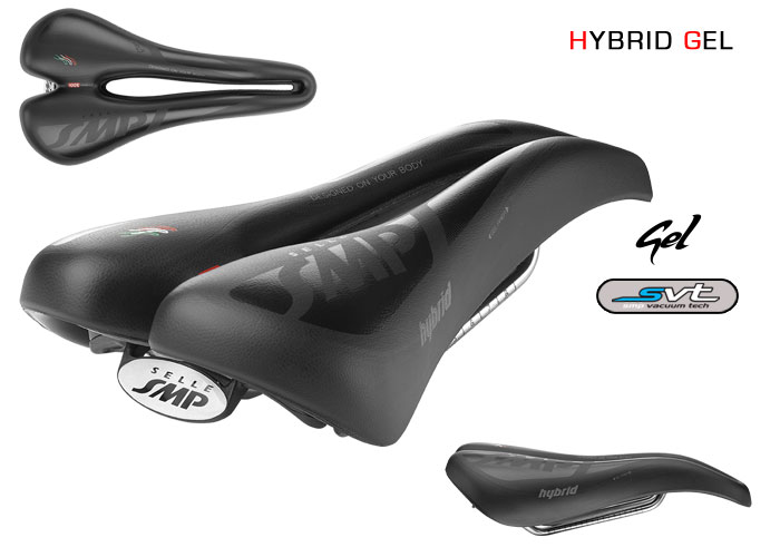 Selle SMP White Hybrid Gel Saddle