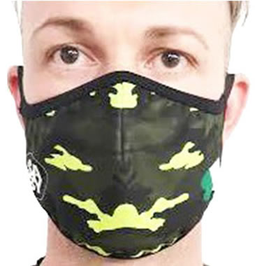 AirProtect Face Mask - Black w/ Yellow Camo
