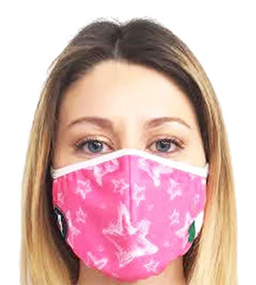 AirProtect Face Mask - Pink Stars