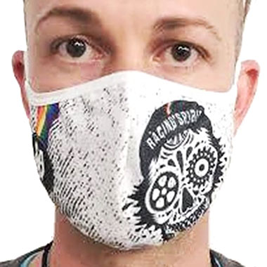 AirProtect Face Mask - Racing Skull
