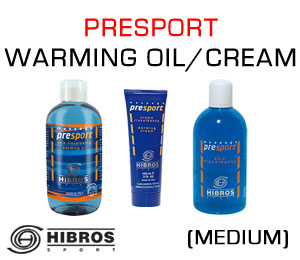 Hibros Presport Warming Oil and Cream