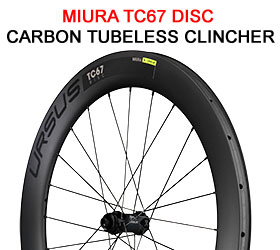 Miura TC67 Disc Carbon Tubeless Clincher