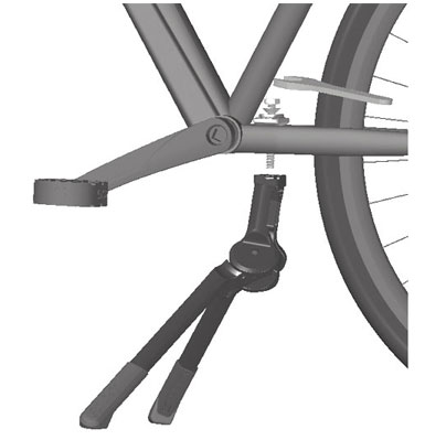 Art. 80 - Alloy Double Leg KickStand “JUMBO EVO”