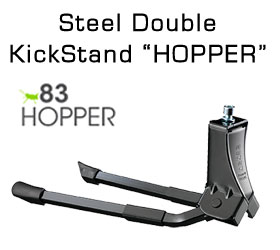 Steel Double Kickstand "HOPPER"